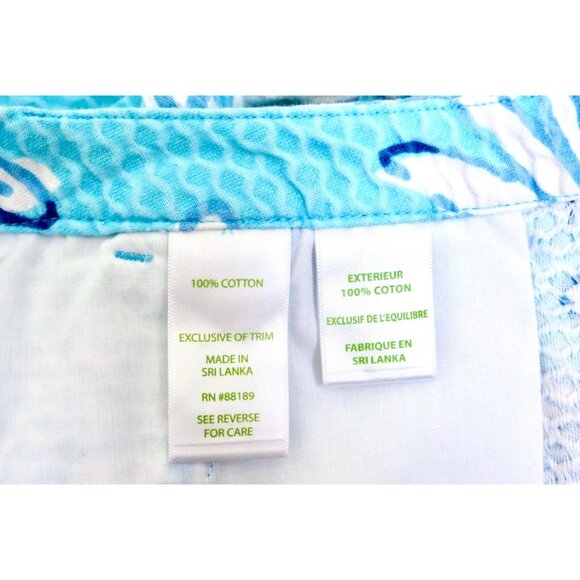 NEW! Lilly Pulitzer Breakwater Daisy Dance Adie Shorts Blue SZ 00 - Picture 11 of 11